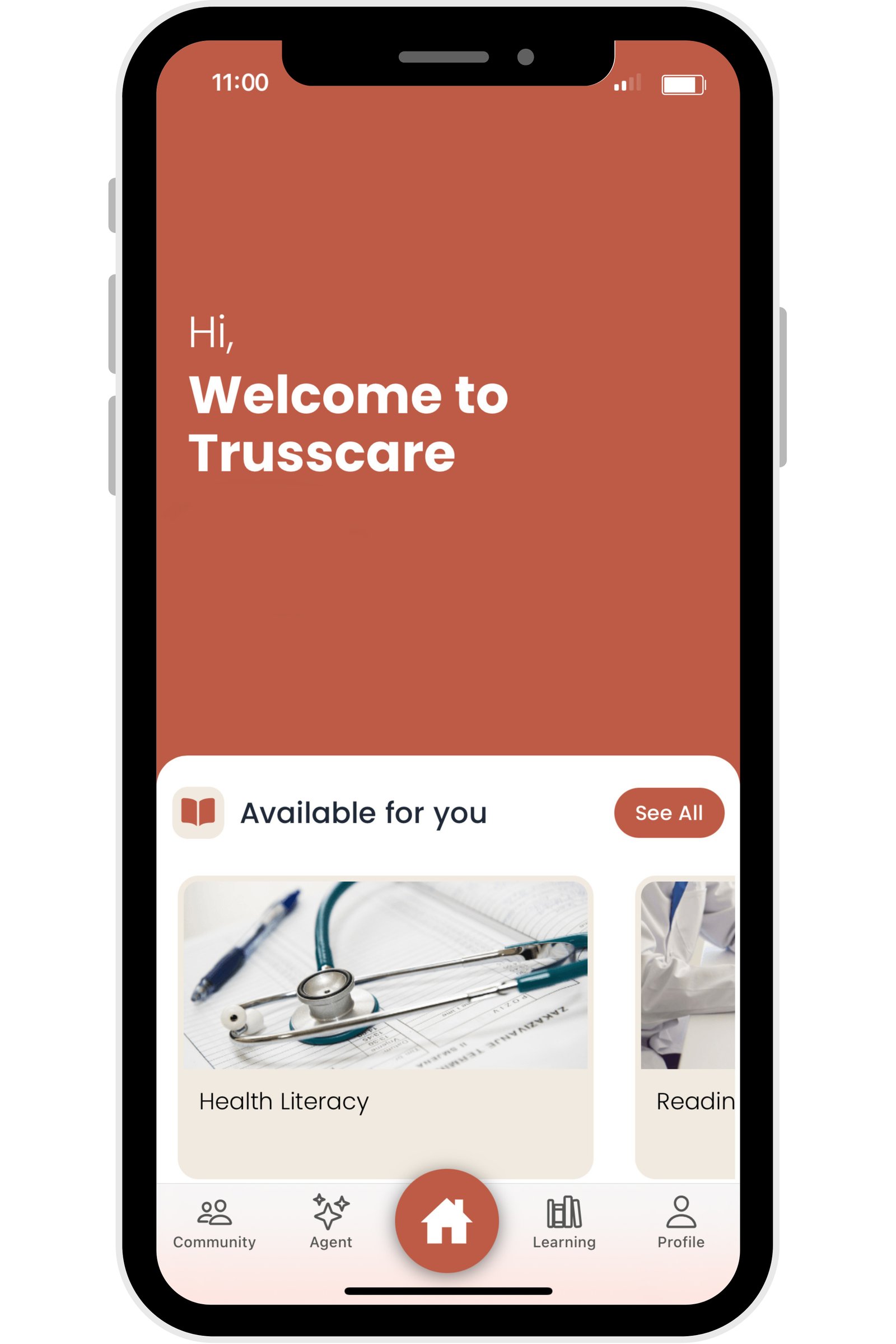Trusscare App Interface